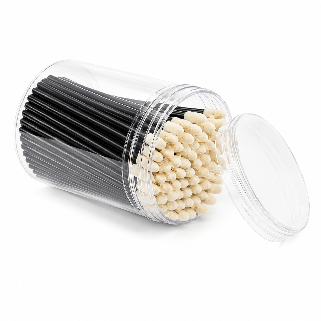 Black Lint-Free Microfibre Lip Brushes 200pcs