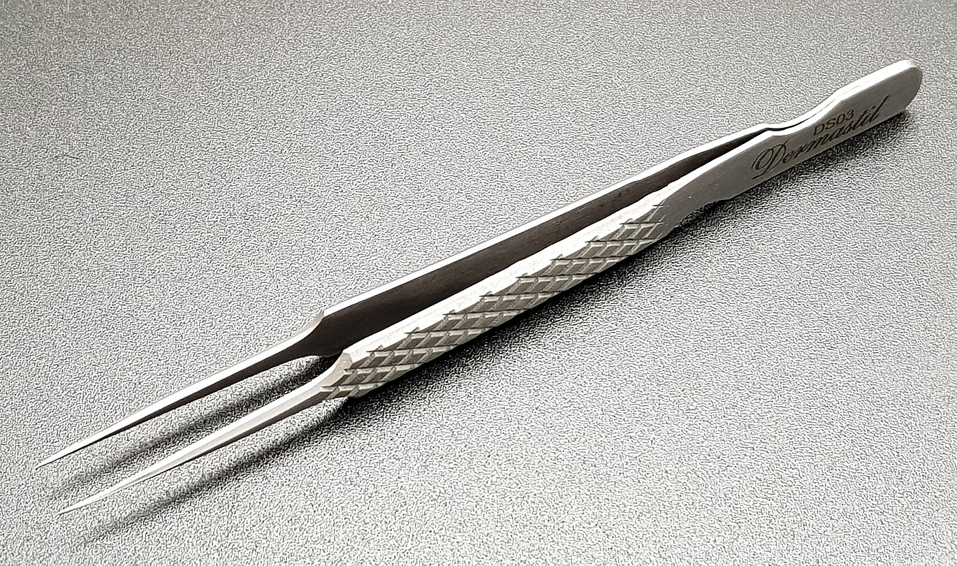 Dermastil DS03 Professional Lash Tweezers – Handmade Precision