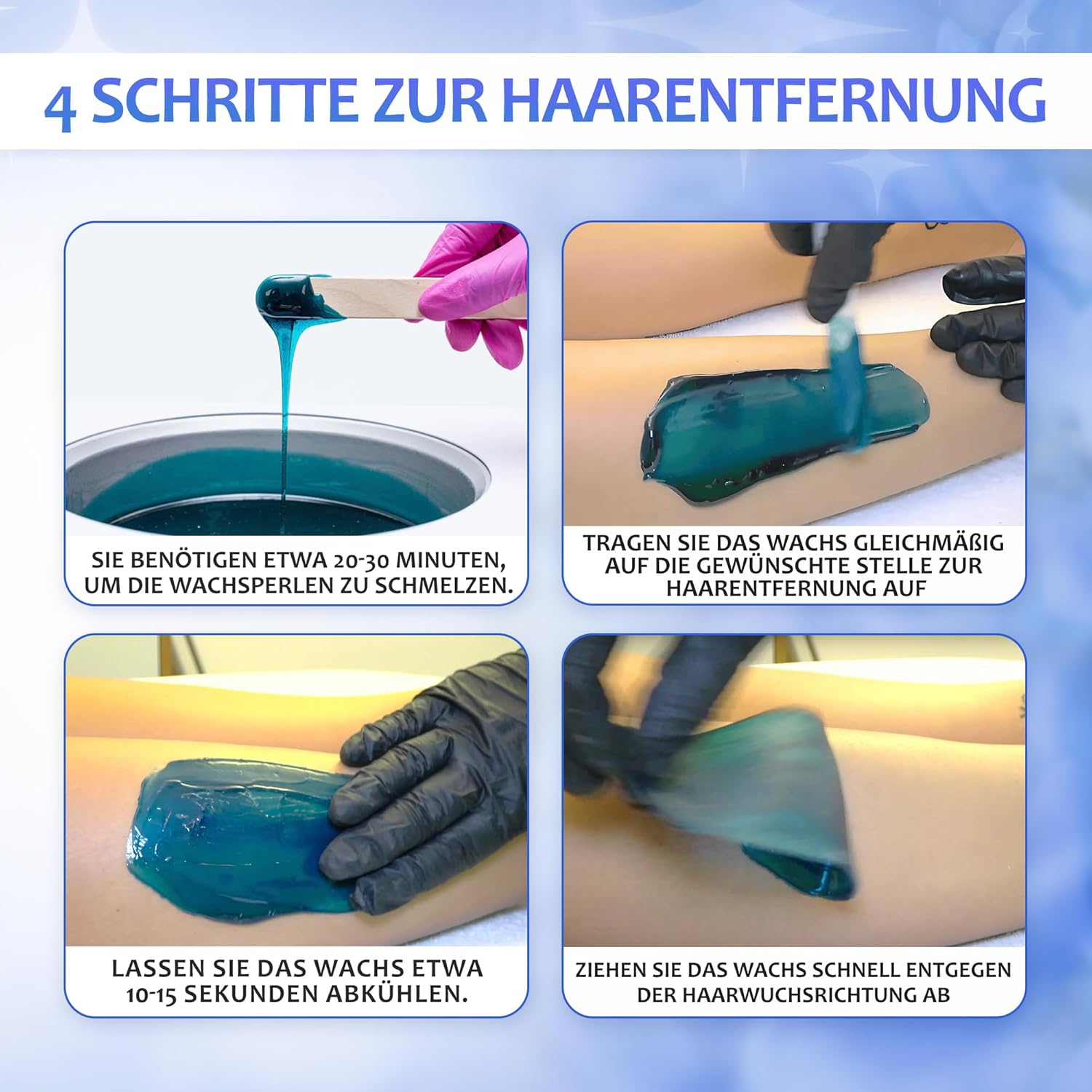 Depilissa Azulen Wachsperlen 400g